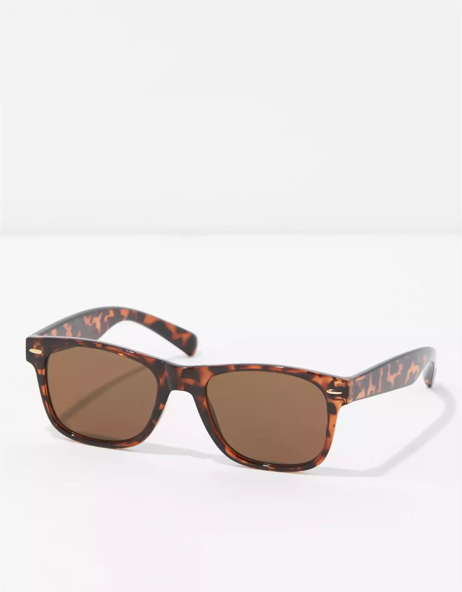 Lunettes de Soleil American Eagle AEO Tortoise Classiche Multicolore Homme | MZG-80448677